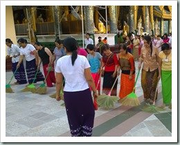 Sweeping Ladies