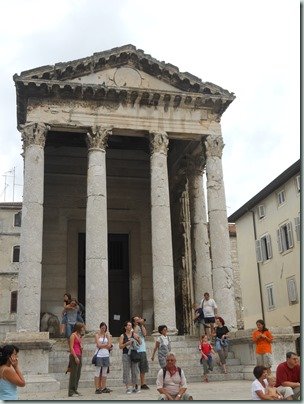 Pula - The Temple of Augustus (2 BC - 14 AD)
