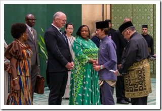 Chatting with the Sultan of Brunei