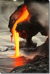 Big Island lava flows