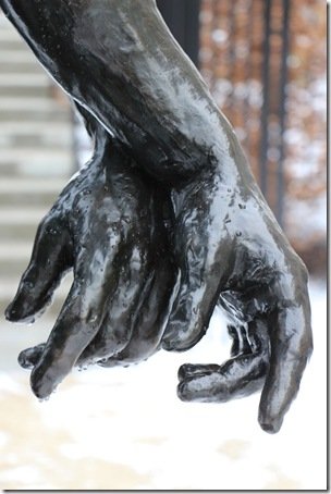 Detail of The Three Shades - Rodin