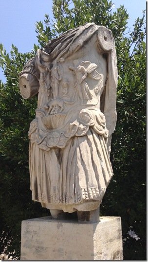Ancient Agora - ancient statue