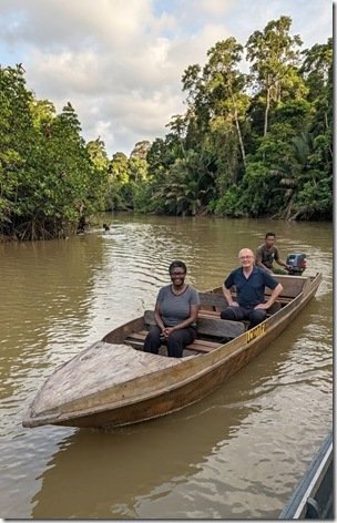 Sitting in David Attenborough's boat